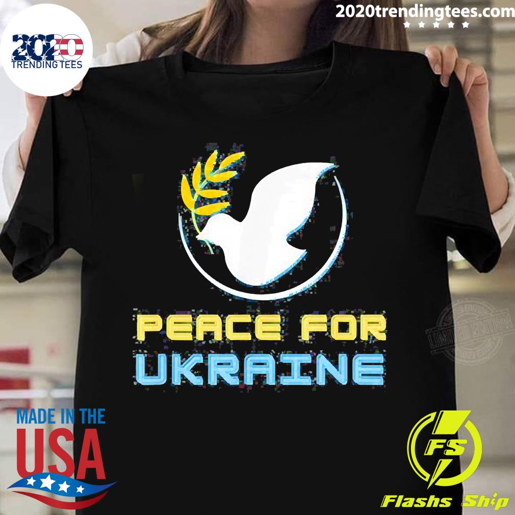 Stop Russian Peace for Ukraine Dove War - Adult & Kids T-Shirts, Sweatshirts & Hoodies apparel design preview 1