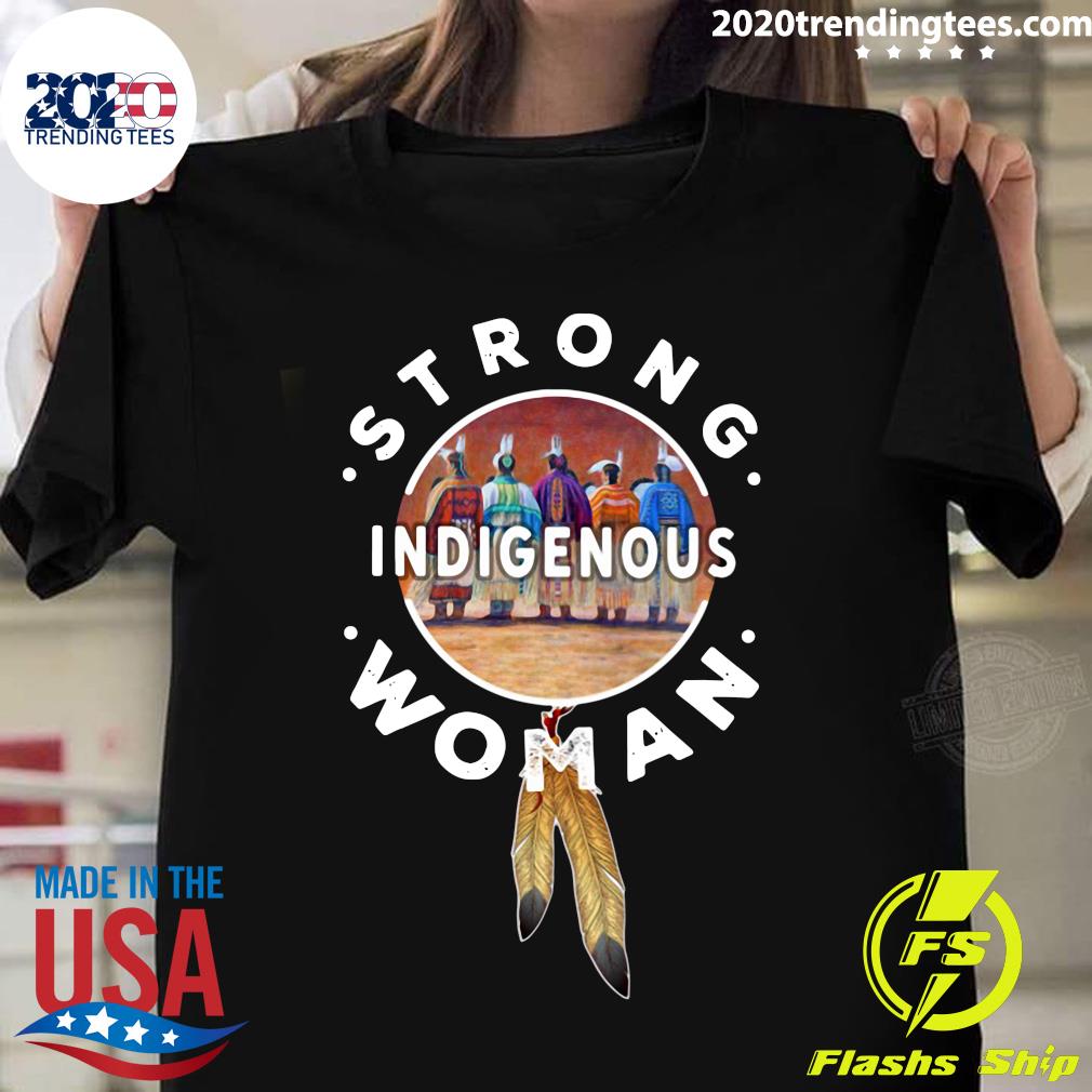Strong Indigenous Woman - Adult & Kids T-Shirts, Sweatshirts & Hoodies apparel design preview 1