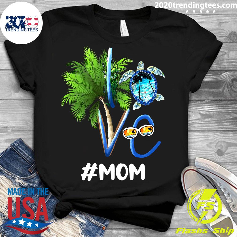 Summer Love Mom Turtle - Adult & Kids T-Shirts, Sweatshirts & Hoodies apparel design preview 3