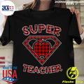 Super Teacher Superhero Apple - Adult & Kids T-Shirts, Sweatshirts & Hoodies apparel design preview 1