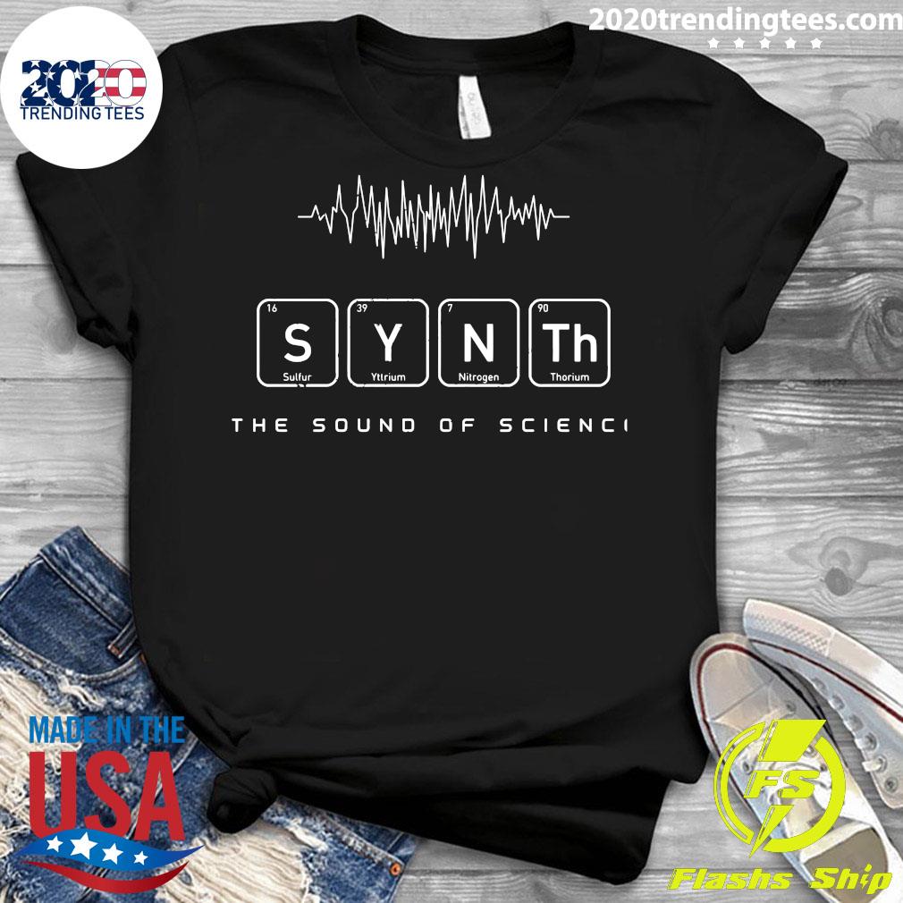 Synth The Sound Of Science - Adult & Kids T-Shirts, Sweatshirts & Hoodies apparel design preview 3
