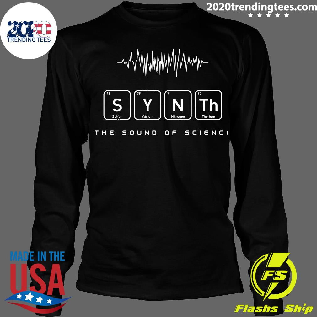 Synth The Sound Of Science - Adult & Kids T-Shirts, Sweatshirts & Hoodies apparel design preview 4