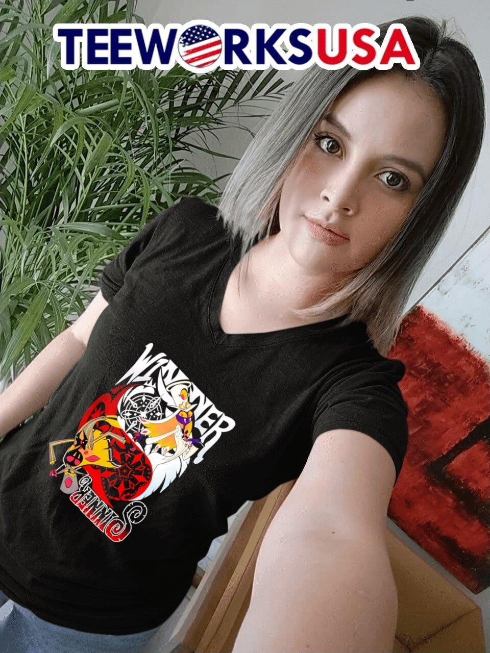 Hazbin Hotel Sir Pentious duo - Adult & Kids T-Shirts, Sweatshirts & Hoodies apparel design preview 7
