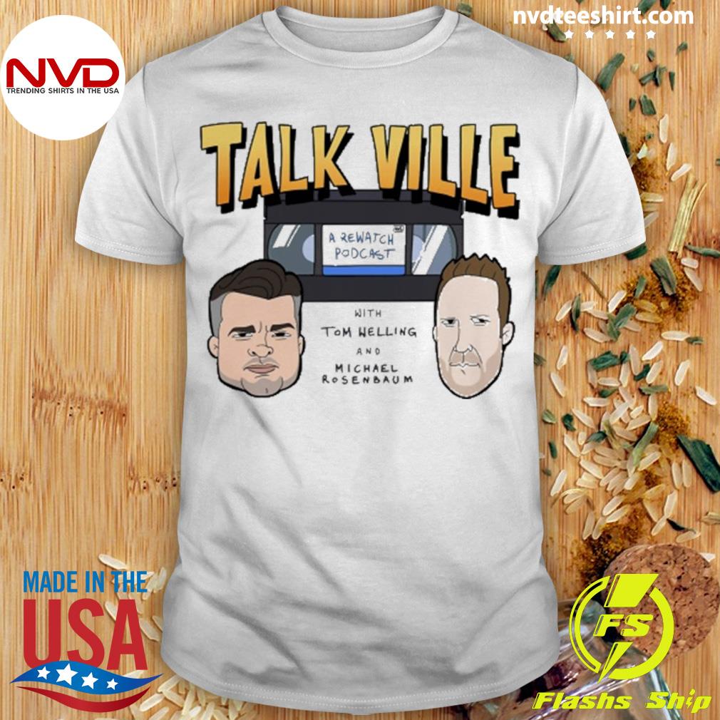 Talkville Tom Welling And Michael Rosenbaum - Adult & Kids T-Shirts, Sweatshirts & Hoodies apparel design preview 1