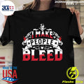 Tattoo Ink Artist Art Skull I Make People Bleed - Adult & Kids T-Shirts, Sweatshirts & Hoodies apparel design preview 1