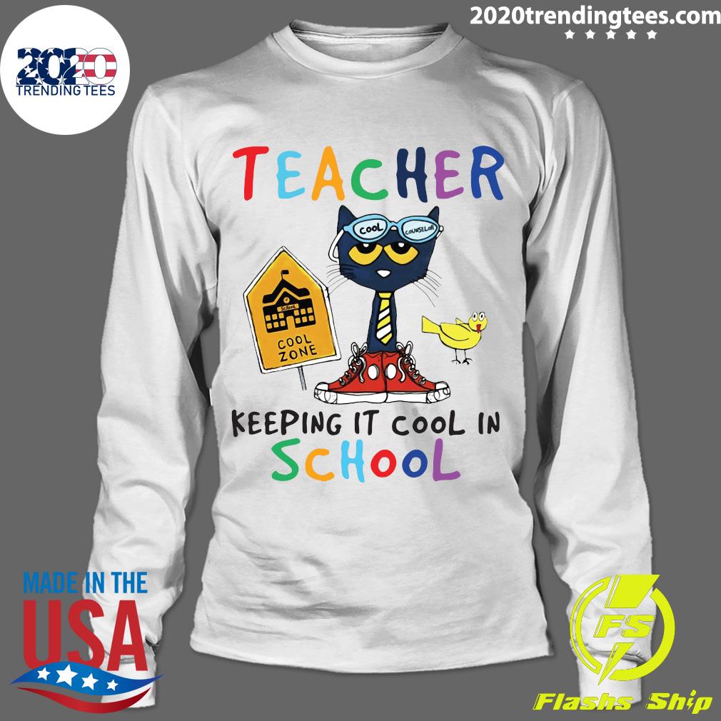 Teacher Zone Keeping It Cool In School - Adult & Kids T-Shirts, Sweatshirts & Hoodies apparel design preview 4