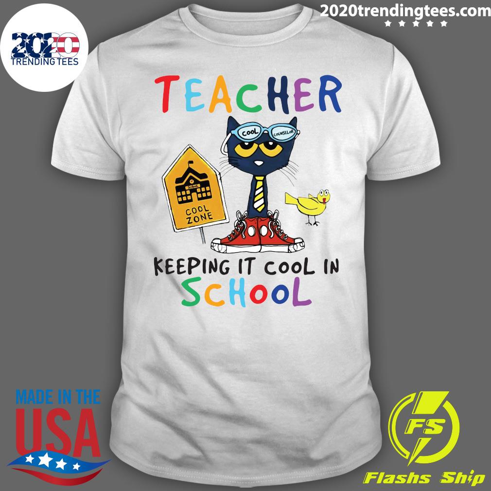 Teacher Zone Keeping It Cool In School - Adult & Kids T-Shirts, Sweatshirts & Hoodies apparel design preview 1