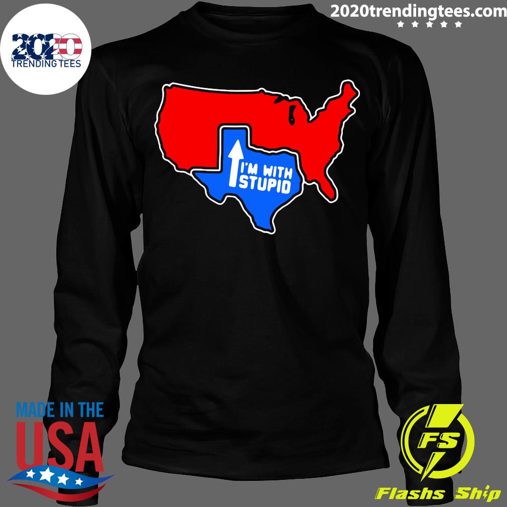 Texas I'm With Stupid - Adult & Kids T-Shirts, Sweatshirts & Hoodies apparel design preview 4