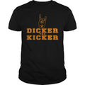 Texas Longhorns Hook Em' Dicker The Kicker - Adult & Kids T-Shirts, Sweatshirts & Hoodies apparel design preview 1