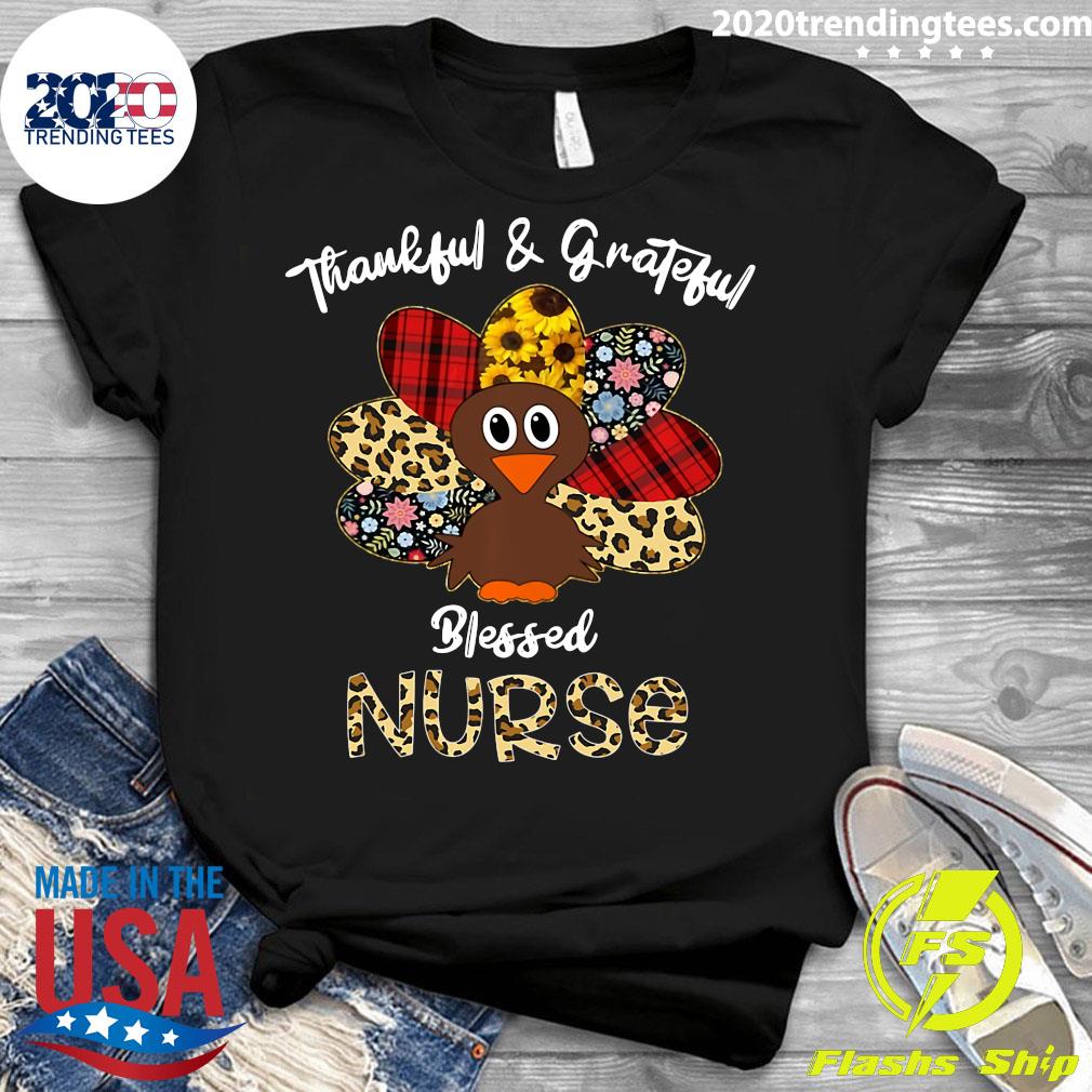 Thankful And Grateful Blessed Nurse Tgb - Adult & Kids T-Shirts, Sweatshirts & Hoodies apparel design preview 3