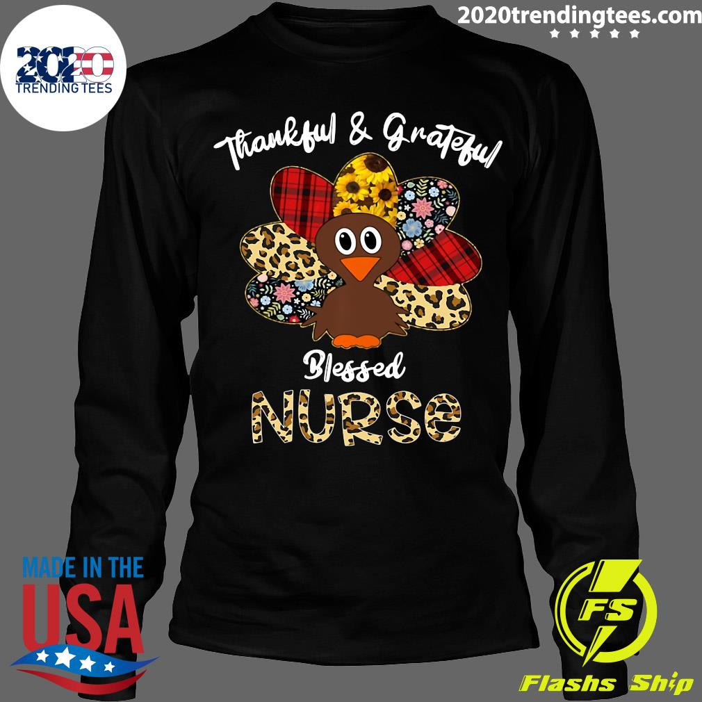 Thankful And Grateful Blessed Nurse Tgb - Adult & Kids T-Shirts, Sweatshirts & Hoodies apparel design preview 4