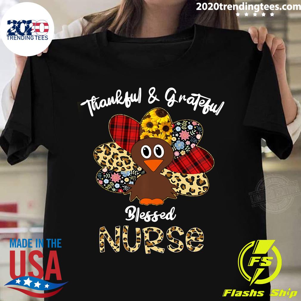 Thankful And Grateful Blessed Nurse Tgb - Adult & Kids T-Shirts, Sweatshirts & Hoodies apparel design preview 1