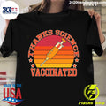 Thanks Science I'm Vaccinated Vintage - Adult & Kids T-Shirts, Sweatshirts & Hoodies apparel design preview 1