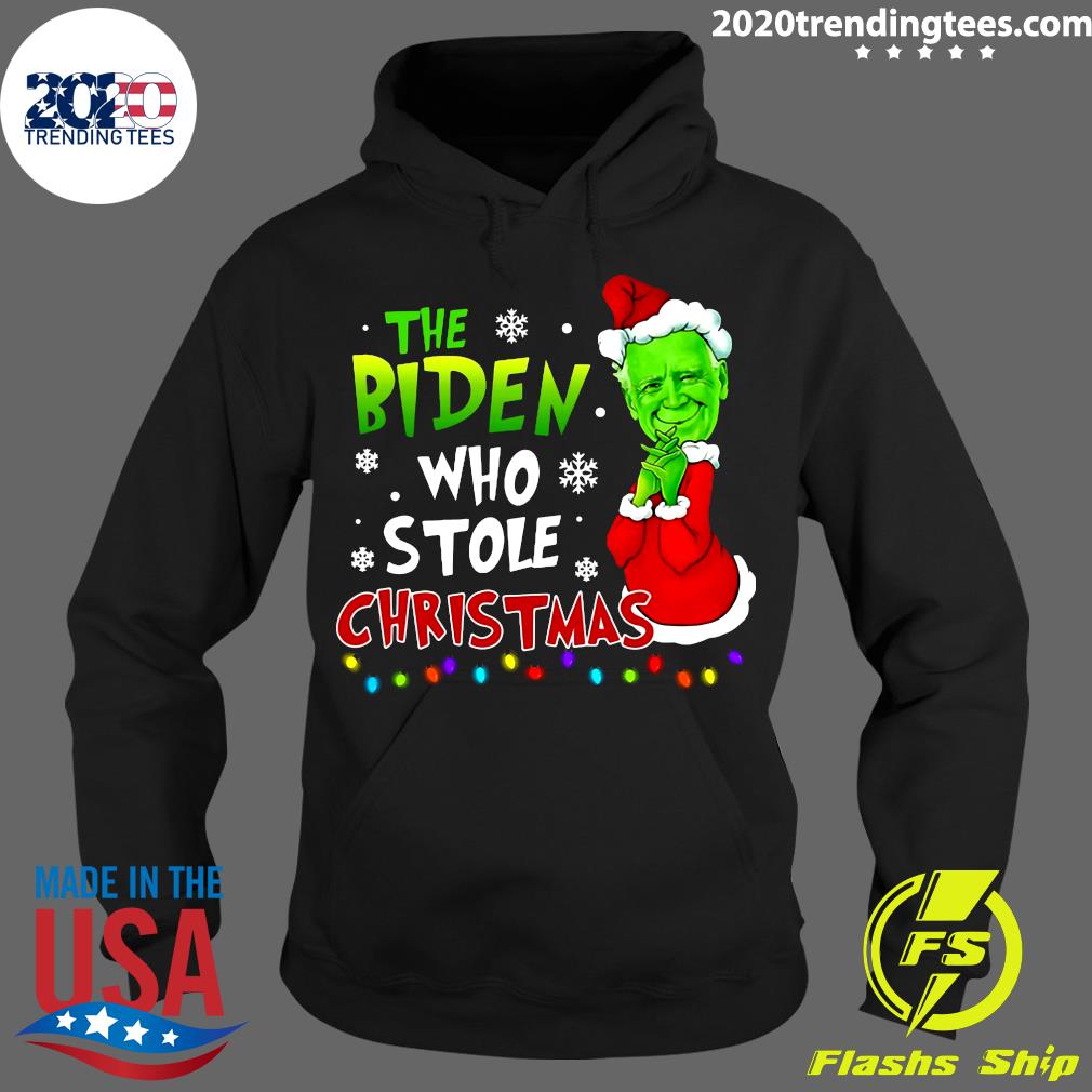 The Biden Who Stole Christmas - Adult & Kids T-Shirts, Sweatshirts & Hoodies apparel design preview 2