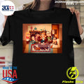 The Big Bang Theory Group Shot Dinner Poster - Adult & Kids T-Shirts, Sweatshirts & Hoodies apparel design preview 1