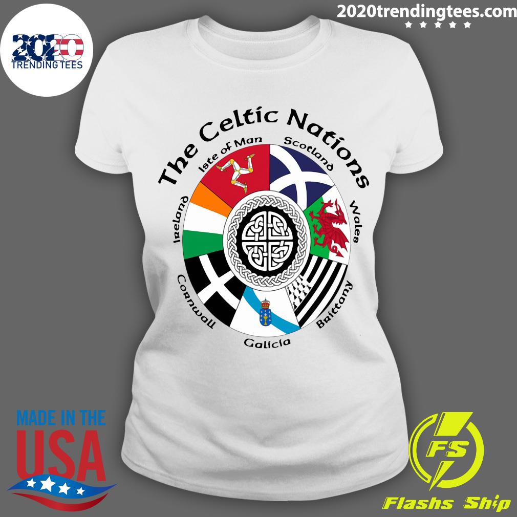 The Celtic Nations Lsof Man Scotland Wales Britney - Adult & Kids T-Shirts, Sweatshirts & Hoodies apparel design preview 3
