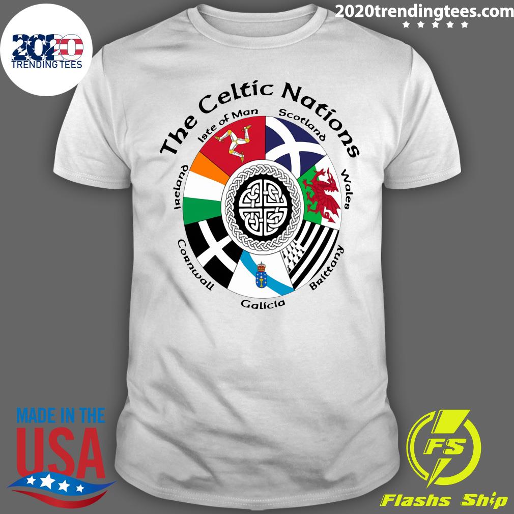 The Celtic Nations Lsof Man Scotland Wales Britney - Adult & Kids T-Shirts, Sweatshirts & Hoodies apparel design preview 1