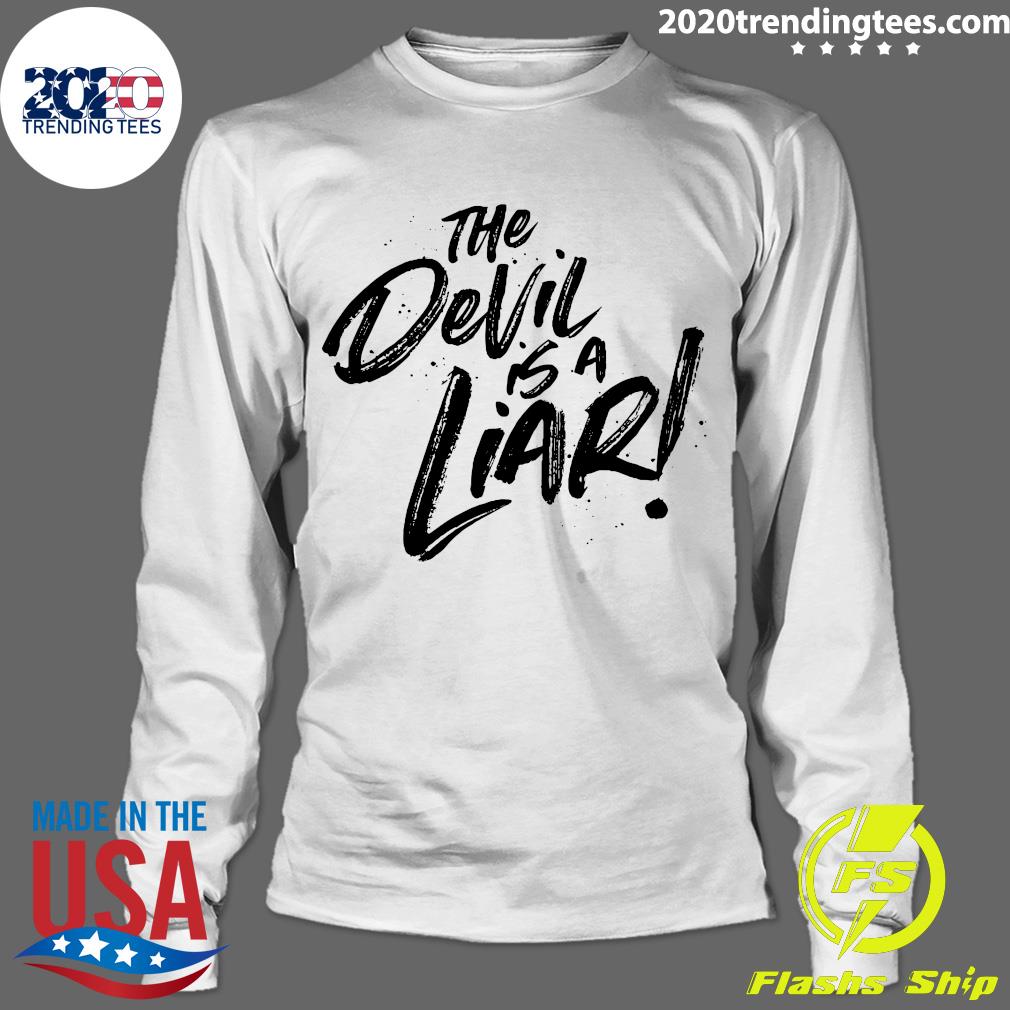 The Devil Is A Liar - Adult & Kids T-Shirts, Sweatshirts & Hoodies apparel design preview 4