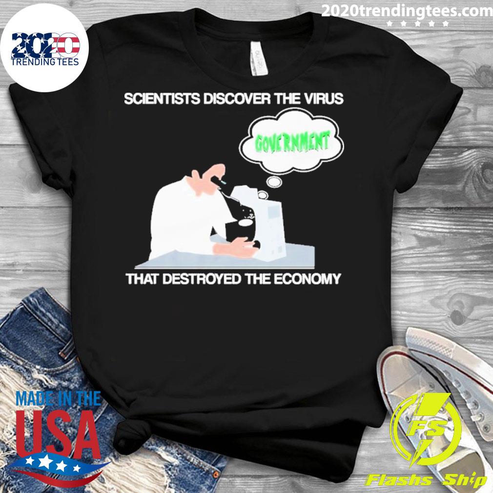The Government Is A Virus - Adult & Kids T-Shirts, Sweatshirts & Hoodies apparel design preview 3