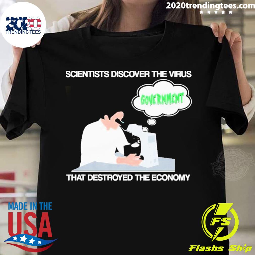 The Government Is A Virus - Adult & Kids T-Shirts, Sweatshirts & Hoodies apparel design preview 1