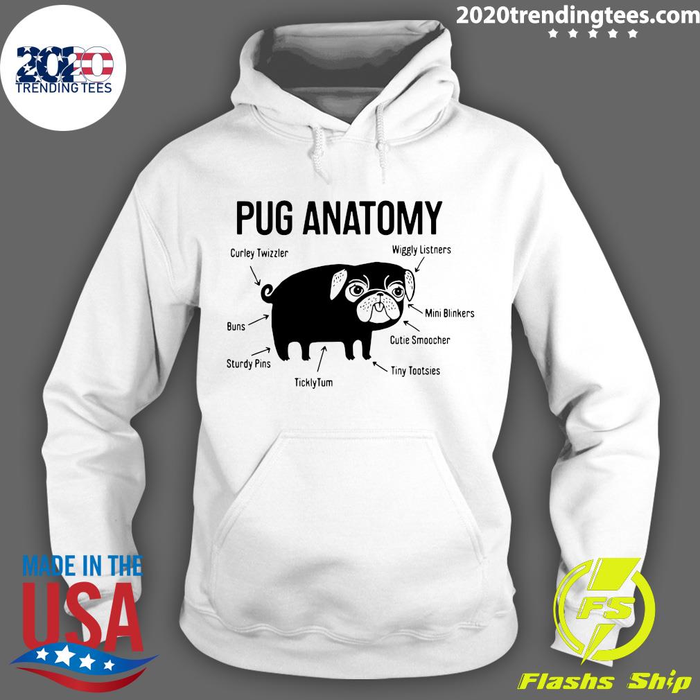 The Pug Anatomy - Adult & Kids T-Shirts, Sweatshirts & Hoodies apparel design preview 2