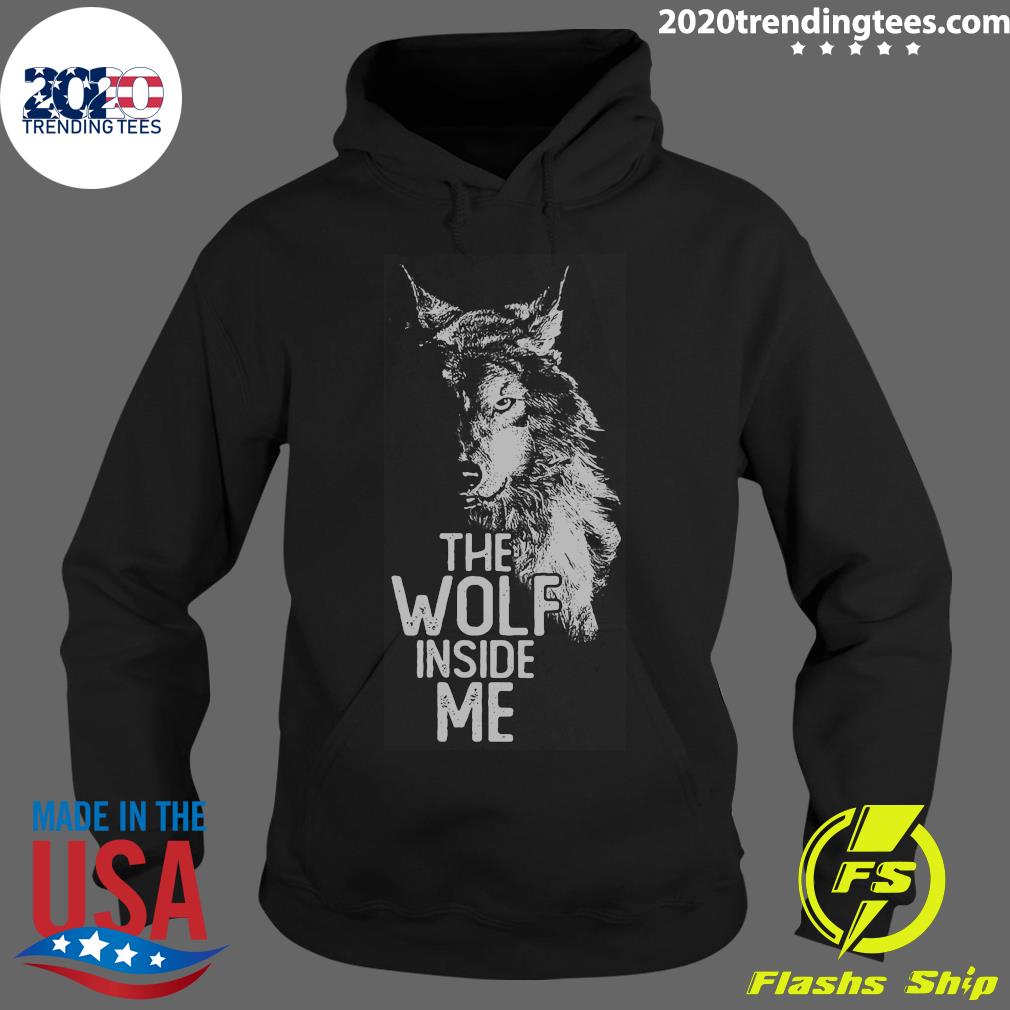 The Wolf Inside Me - Adult & Kids T-Shirts, Sweatshirts & Hoodies apparel design preview 2