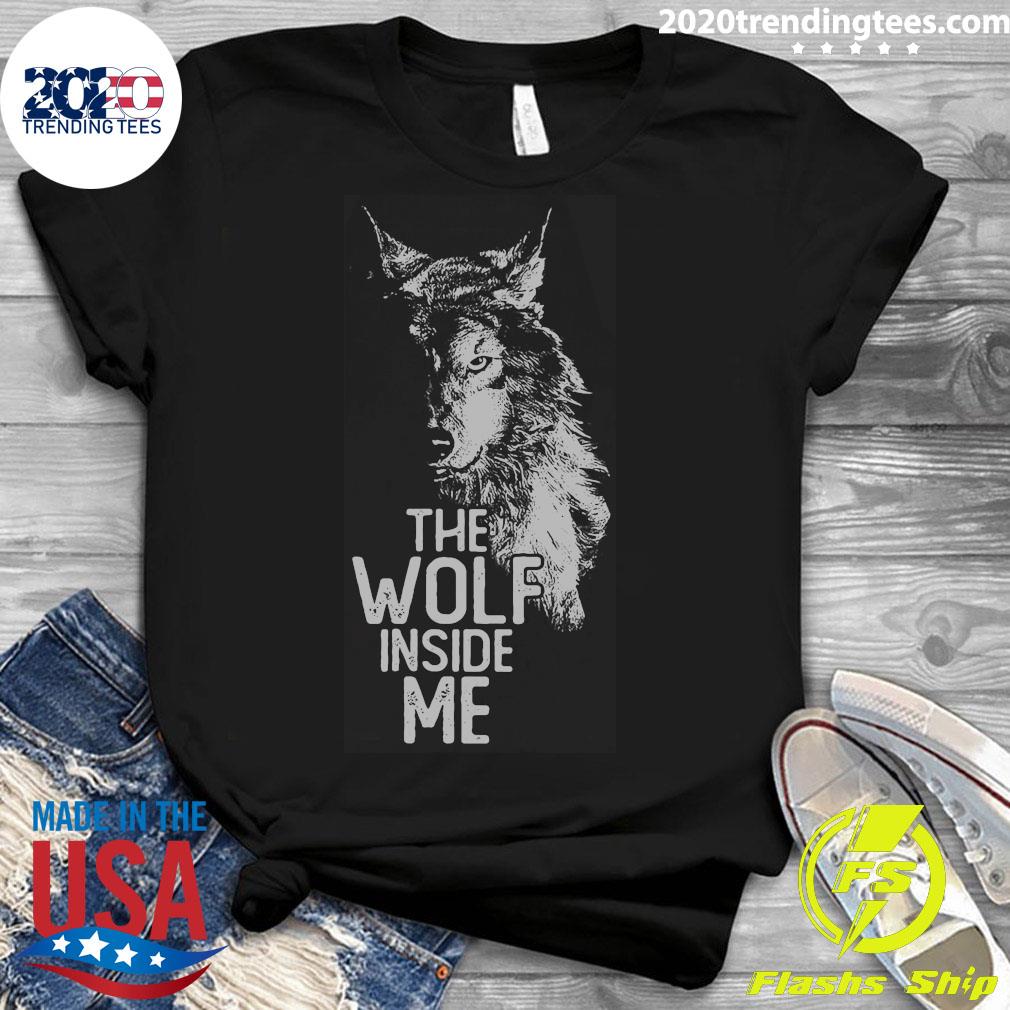 The Wolf Inside Me - Adult & Kids T-Shirts, Sweatshirts & Hoodies apparel design preview 3
