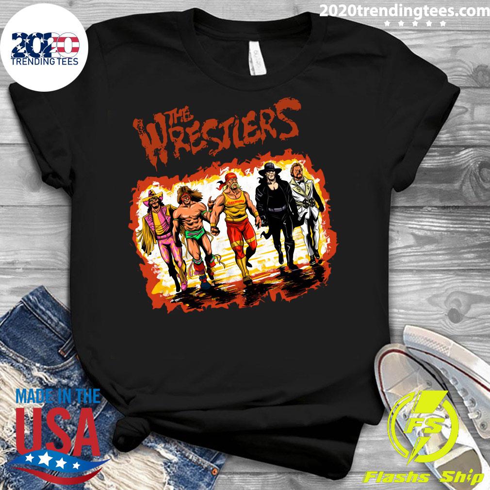 The Wrestlers - Adult & Kids T-Shirts, Sweatshirts & Hoodies apparel design preview 3