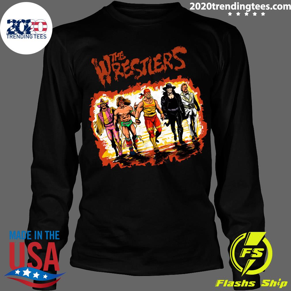 The Wrestlers - Adult & Kids T-Shirts, Sweatshirts & Hoodies apparel design preview 4