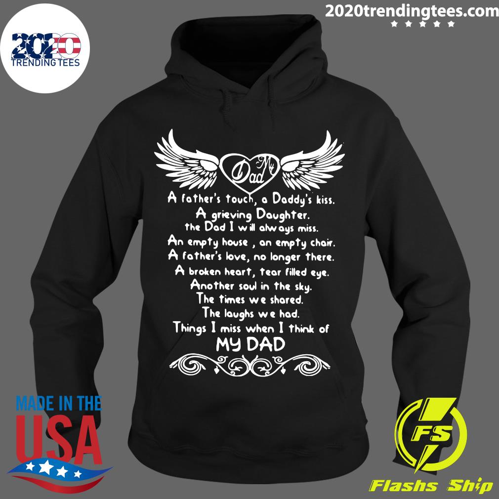 Things I Miss When Think Of My Dad - Adult & Kids T-Shirts, Sweatshirts & Hoodies apparel design preview 2