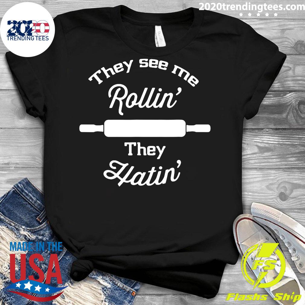 This Funny Cooking They See Me Rollin' Hatin' - Adult & Kids T-Shirts, Sweatshirts & Hoodies apparel design preview 3