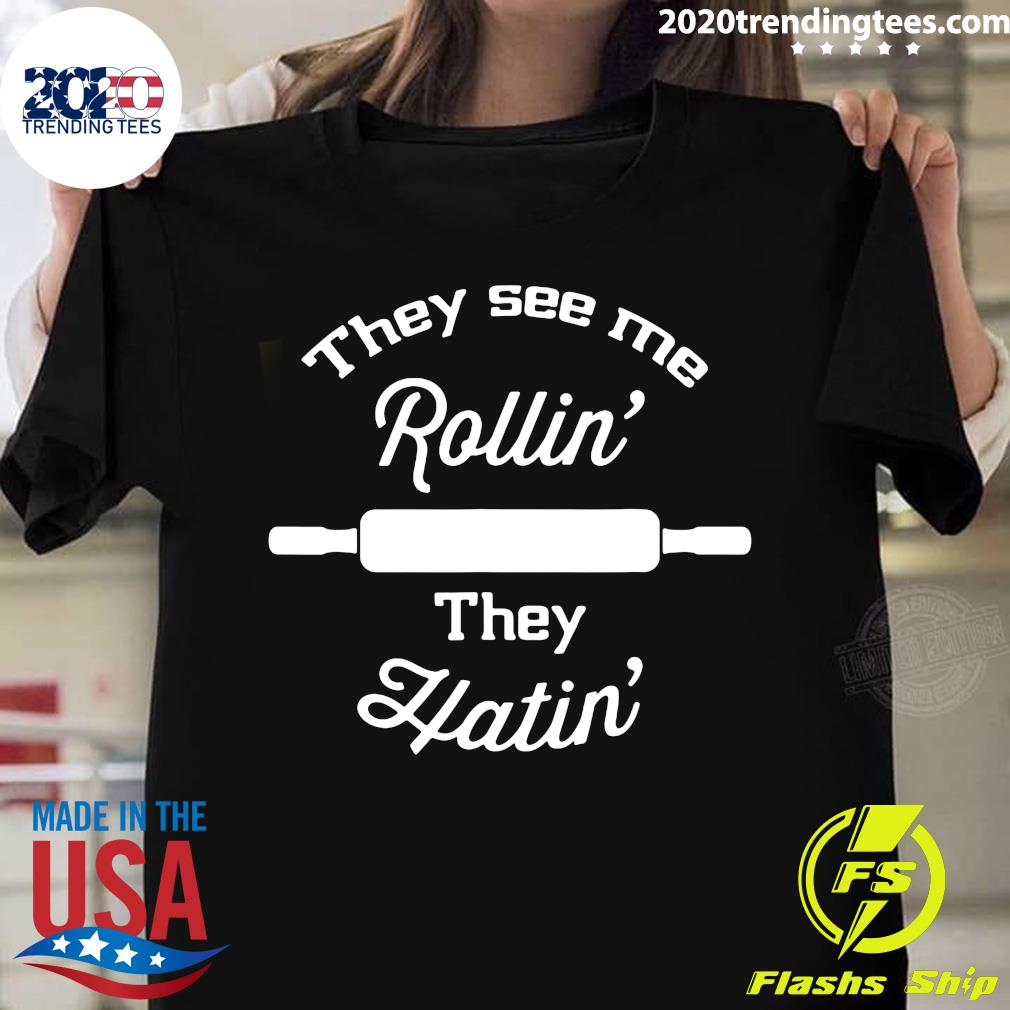 This Funny Cooking They See Me Rollin' Hatin' - Adult & Kids T-Shirts, Sweatshirts & Hoodies apparel design preview 1