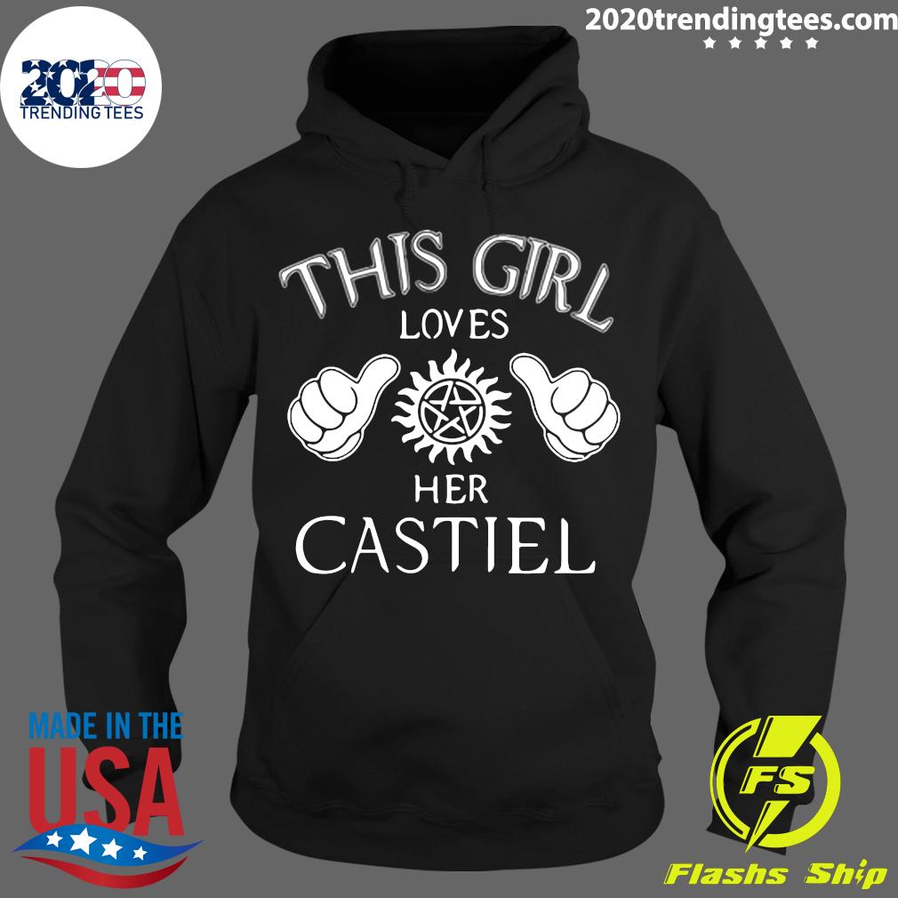 This Girl Loves Her Castiel - Adult & Kids T-Shirts, Sweatshirts & Hoodies apparel design preview 2