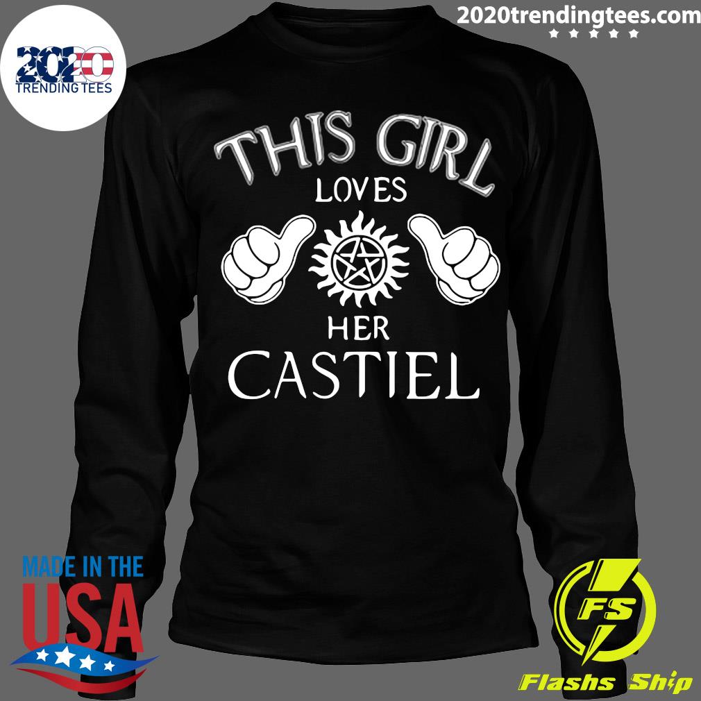 This Girl Loves Her Castiel - Adult & Kids T-Shirts, Sweatshirts & Hoodies apparel design preview 4