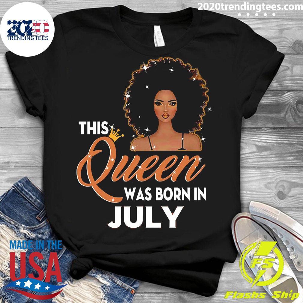 This Queen Was Born In July - Adult & Kids T-Shirts, Sweatshirts & Hoodies apparel design preview 3