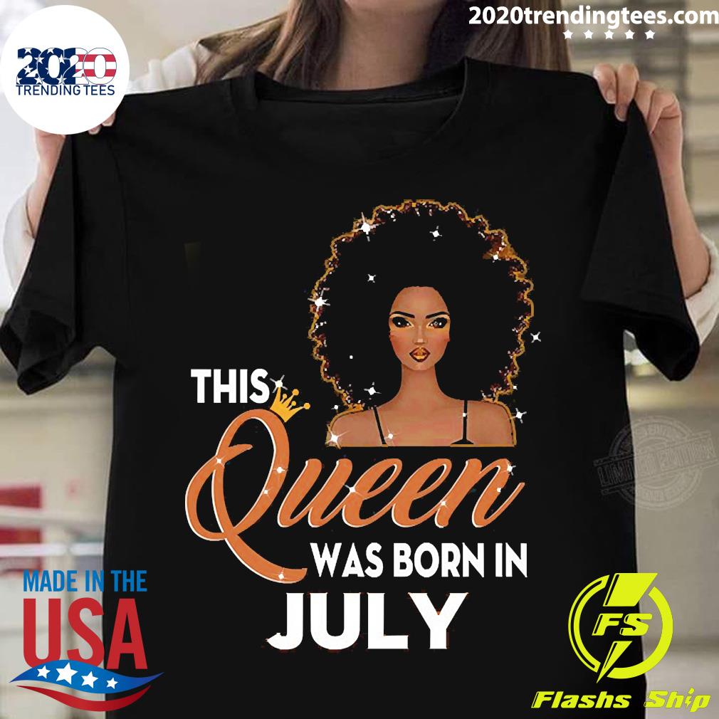 This Queen Was Born In July - Adult & Kids T-Shirts, Sweatshirts & Hoodies apparel design preview 1