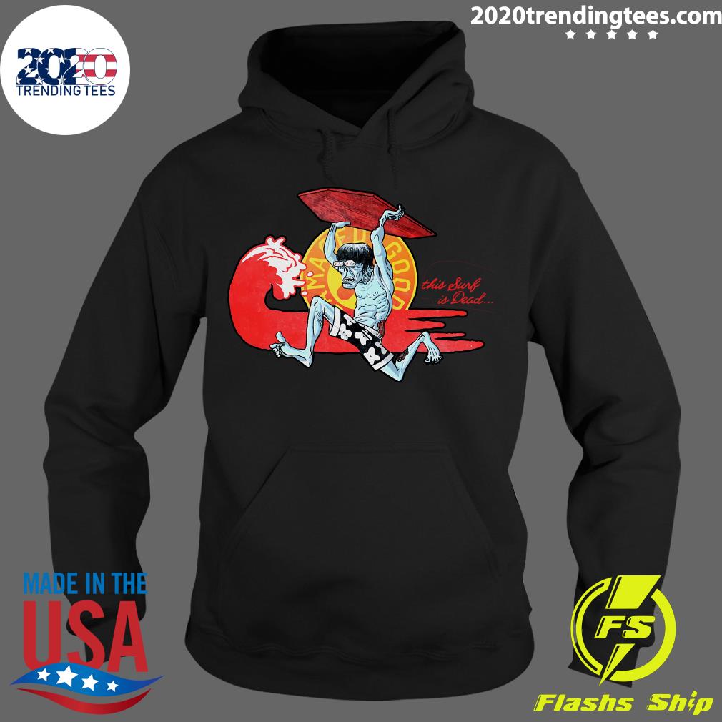 This Surf Is Dead Love Surfing - Adult & Kids T-Shirts, Sweatshirts & Hoodies apparel design preview 2