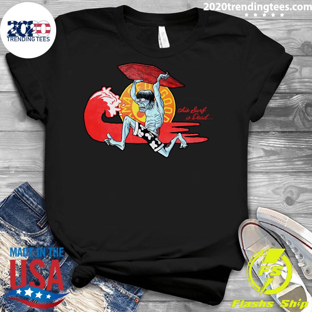 This Surf Is Dead Love Surfing - Adult & Kids T-Shirts, Sweatshirts & Hoodies apparel design preview 3