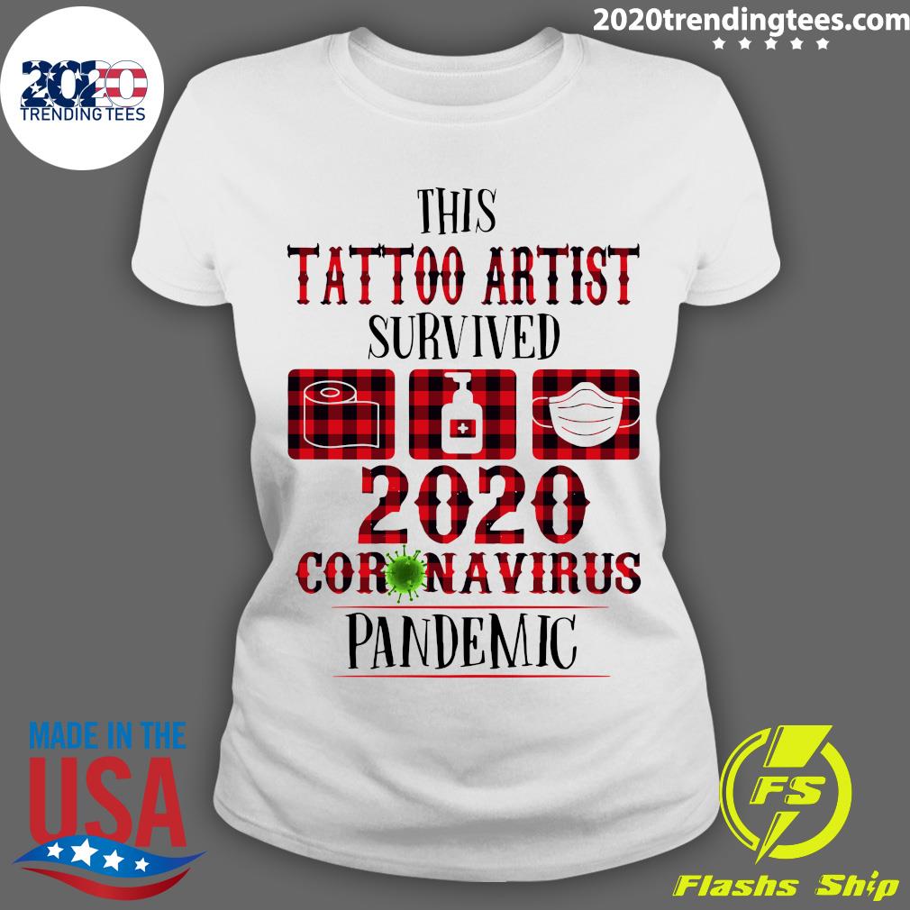 This Tattoo Artist Survived - Adult & Kids T-Shirts, Sweatshirts & Hoodies apparel design preview 3