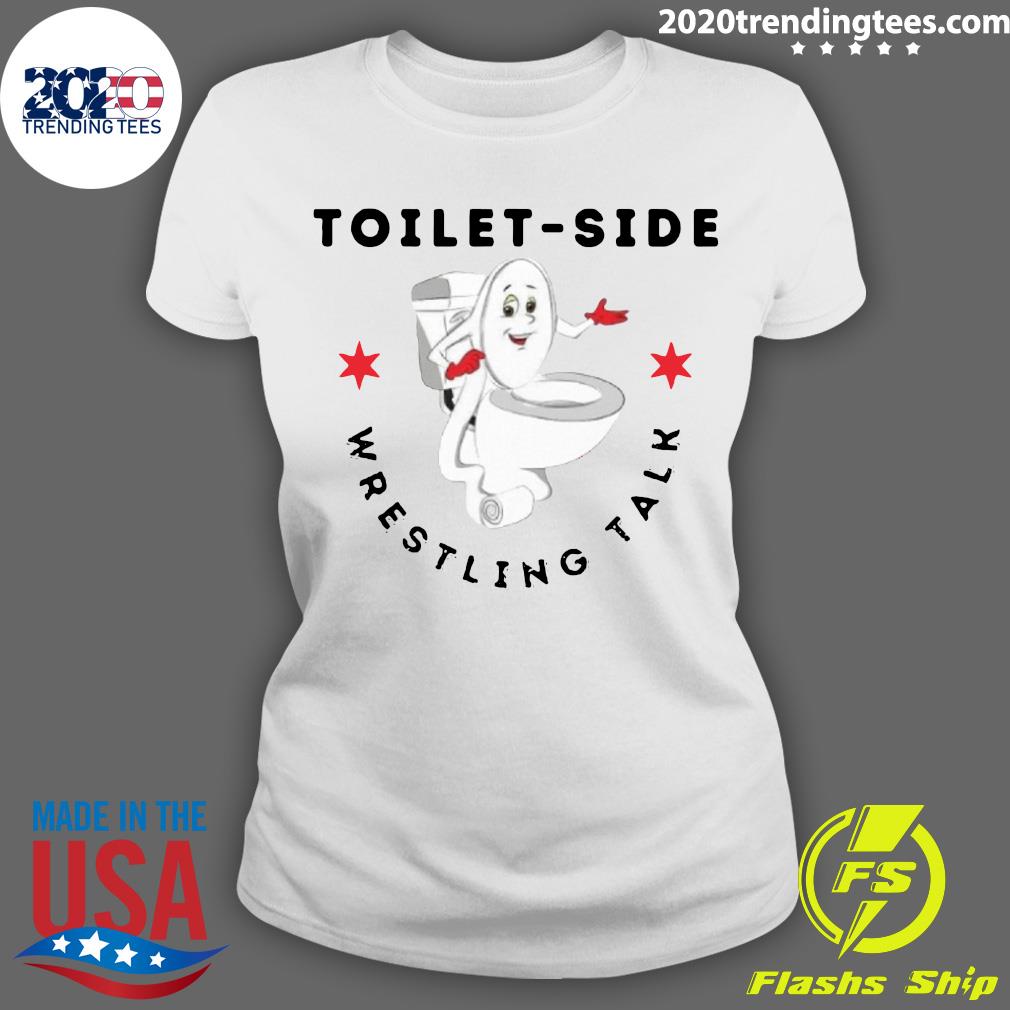 Toilet-side Wrestling Talk - Adult & Kids T-Shirts, Sweatshirts & Hoodies apparel design preview 3