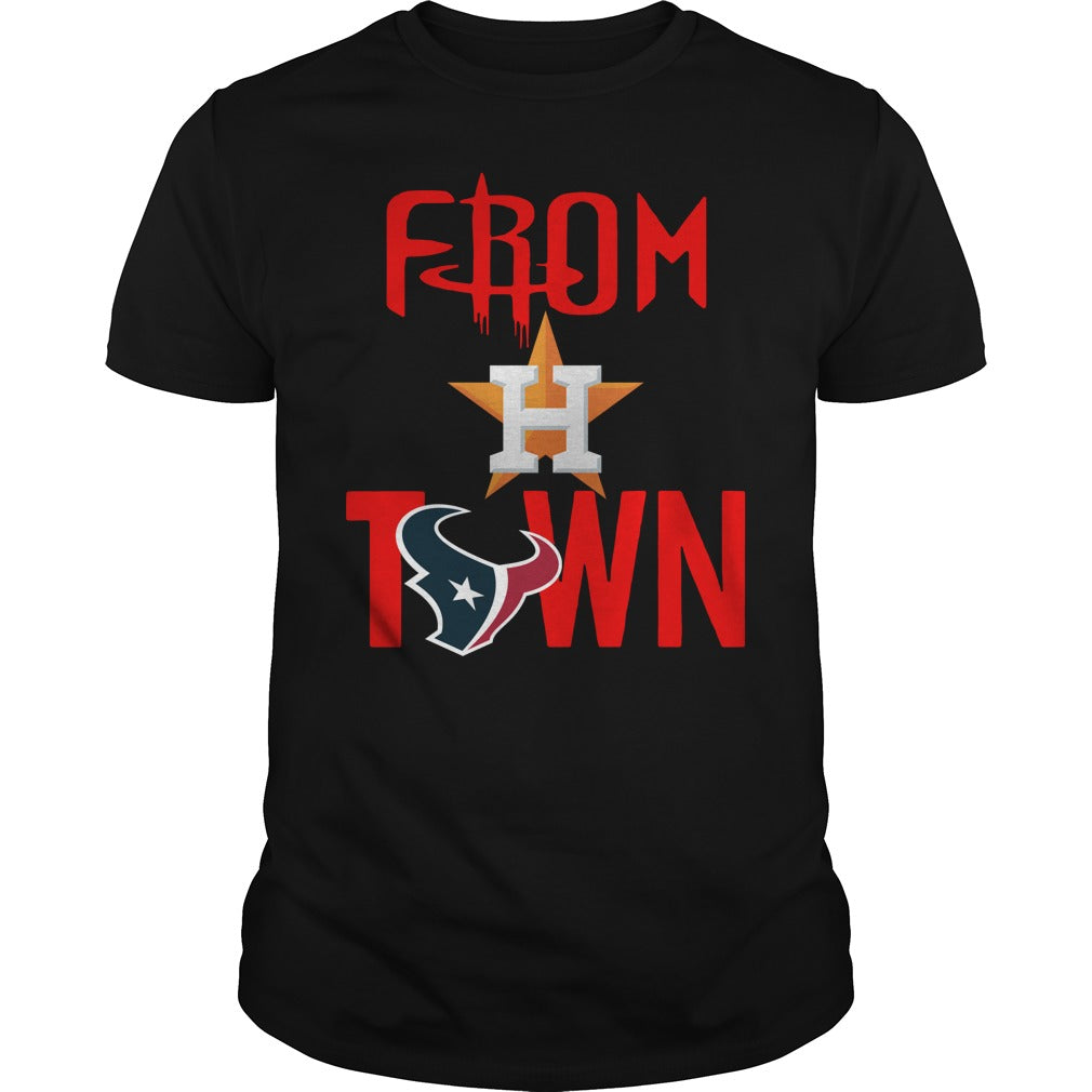 From Town Houston Astros Texans - Adult & Kids T-Shirts, Sweatshirts & Hoodies apparel design preview 1