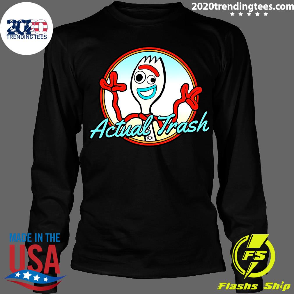 Toy Story Forky Actual Trash Portrait - Adult & Kids T-Shirts, Sweatshirts & Hoodies apparel design preview 4