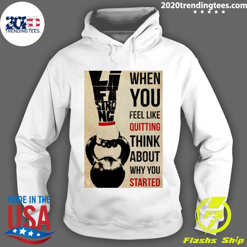 Training When You Feel Like Quitting Think About Why - Adult & Kids T-Shirts, Sweatshirts & Hoodies apparel design preview 2