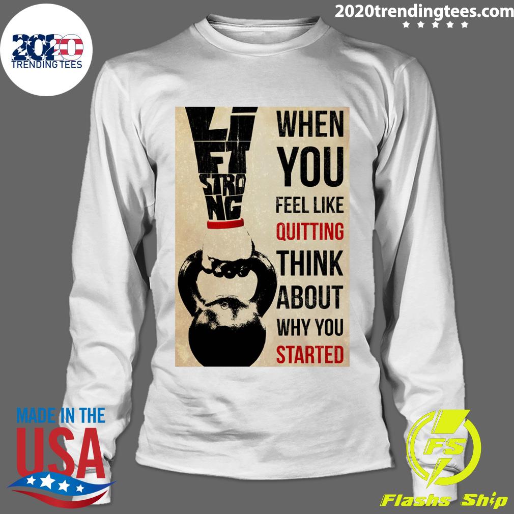 Training When You Feel Like Quitting Think About Why - Adult & Kids T-Shirts, Sweatshirts & Hoodies apparel design preview 4