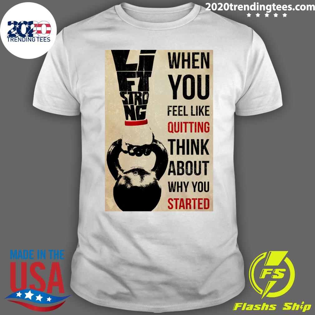 Training When You Feel Like Quitting Think About Why - Adult & Kids T-Shirts, Sweatshirts & Hoodies apparel design preview 1