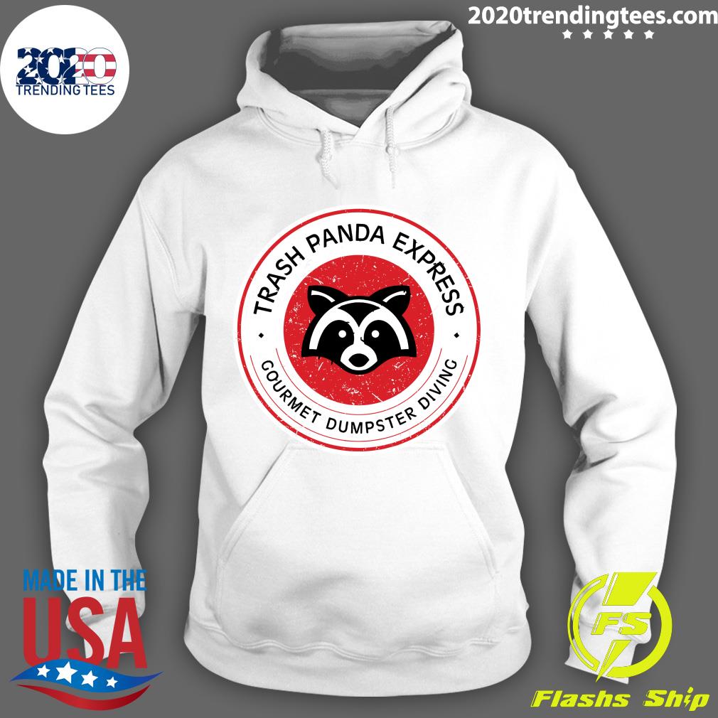 Trash Panda Express Gourmet Dumpster Diving - Adult & Kids T-Shirts, Sweatshirts & Hoodies apparel design preview 2