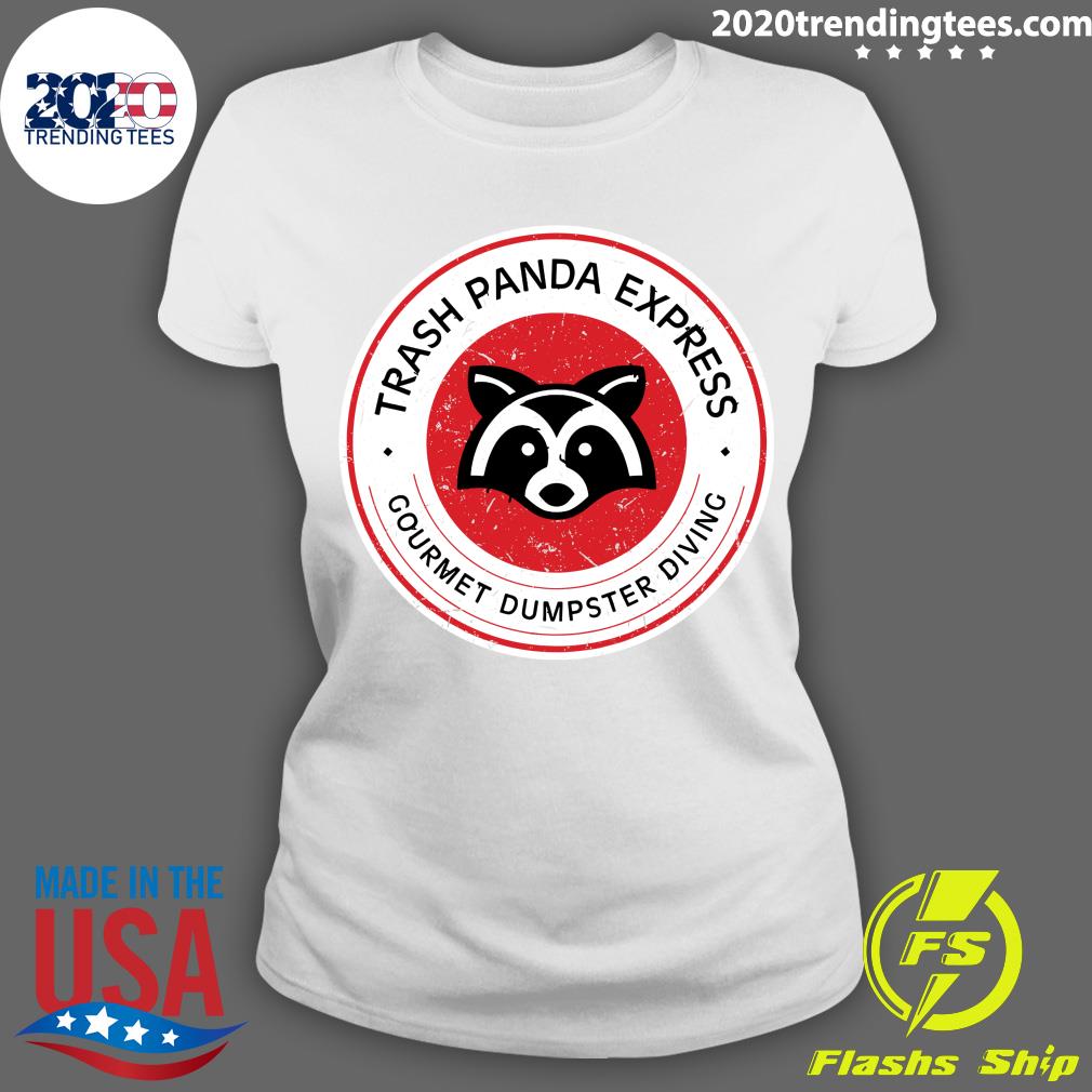 Trash Panda Express Gourmet Dumpster Diving - Adult & Kids T-Shirts, Sweatshirts & Hoodies apparel design preview 3