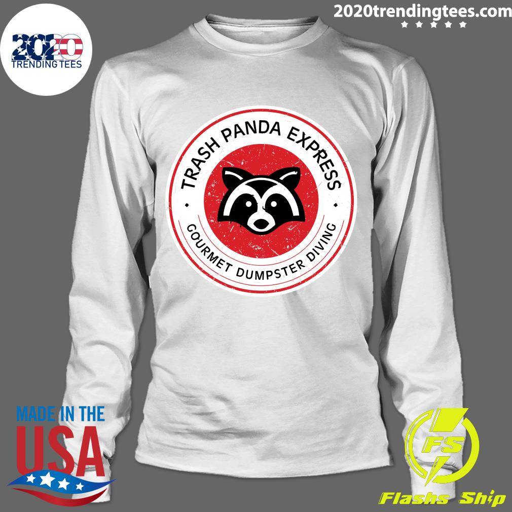 Trash Panda Express Gourmet Dumpster Diving - Adult & Kids T-Shirts, Sweatshirts & Hoodies apparel design preview 4