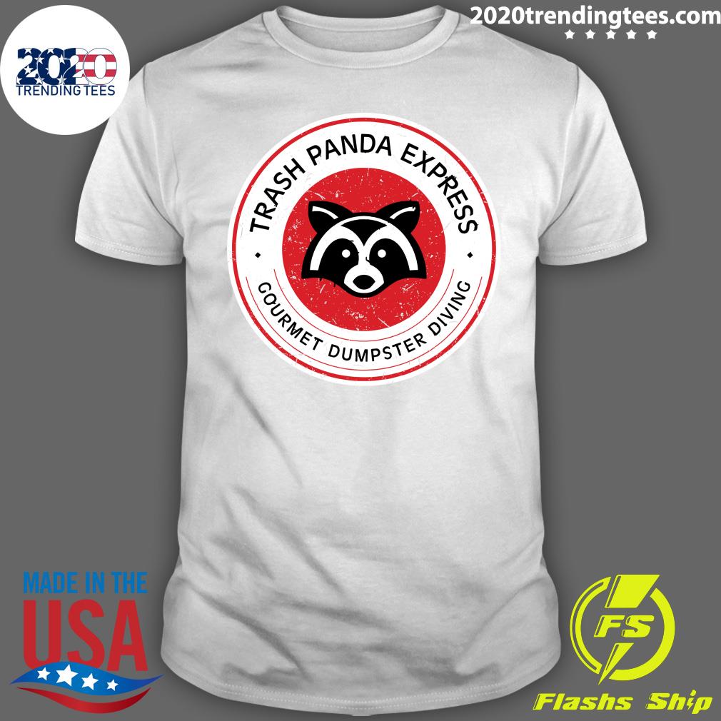 Trash Panda Express Gourmet Dumpster Diving - Adult & Kids T-Shirts, Sweatshirts & Hoodies apparel design preview 1
