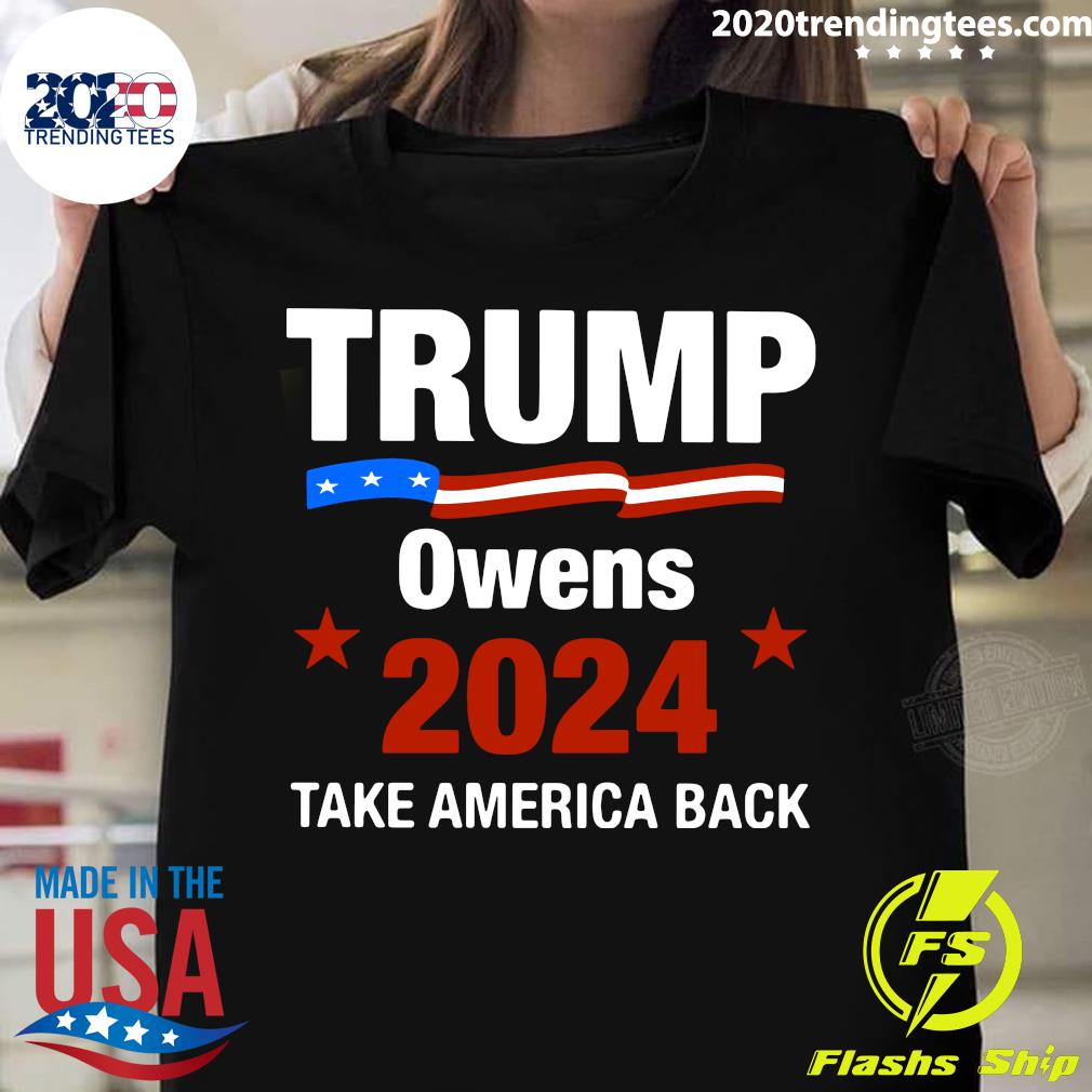 Trump Owens 2024 Take America Back - Adult & Kids T-Shirts, Sweatshirts & Hoodies apparel design preview 1